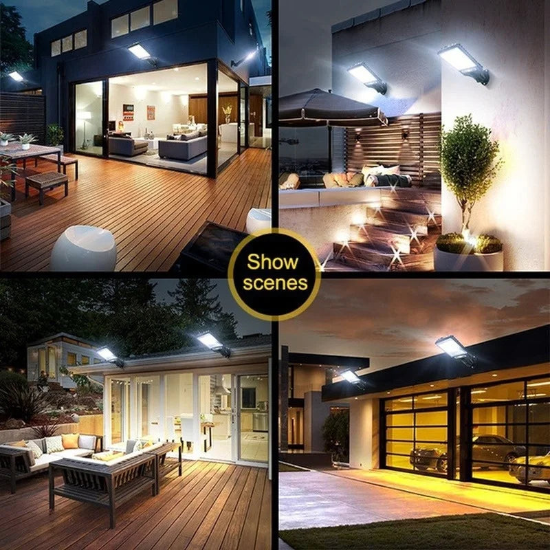 2500W Solar Street Lights With 3 Light Mode and Motion Sensor