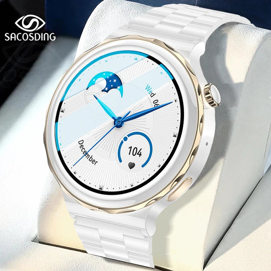 1.32 inch 390*390 HD Screen Ladies Smartwatch with Bluetooth Call