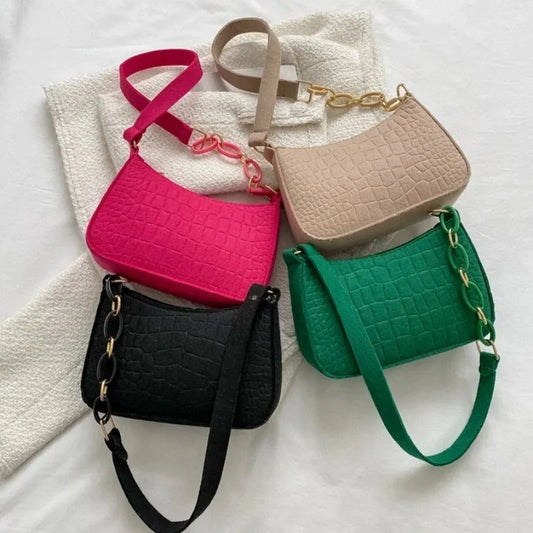 Lady Felt Armpit Design Luxury Tote Released Fashion Ladies Handbag Under Crescent Small Square Bag