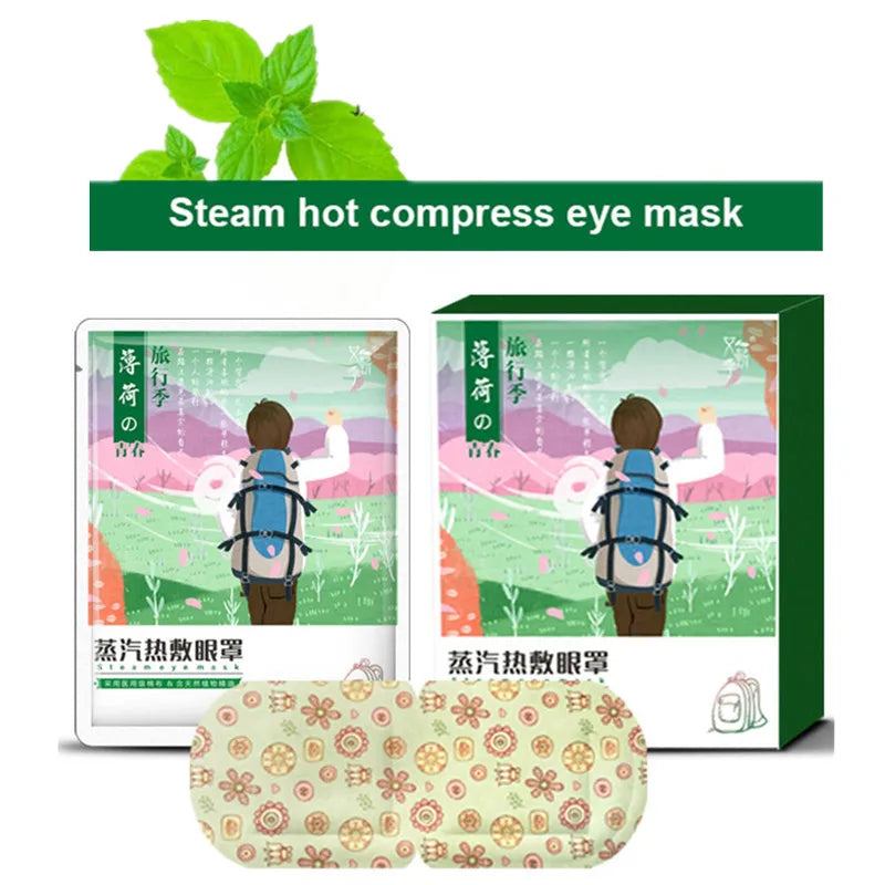 10 pcs. Steam eye masks for anti-puffiness and removing dark circles