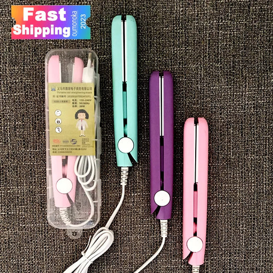 Mini Hair Straightener Styling Tools and Hair Curler