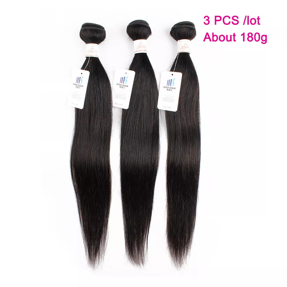 1pc, 3pc, 5pc, and 7pcs per lot of 12-22 inch natural black human hair bundles