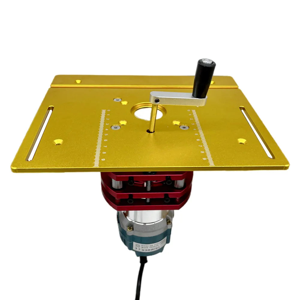 Aluminum Router Table/Insert Plate Router Lift Kit for 65mm Diameter Motors