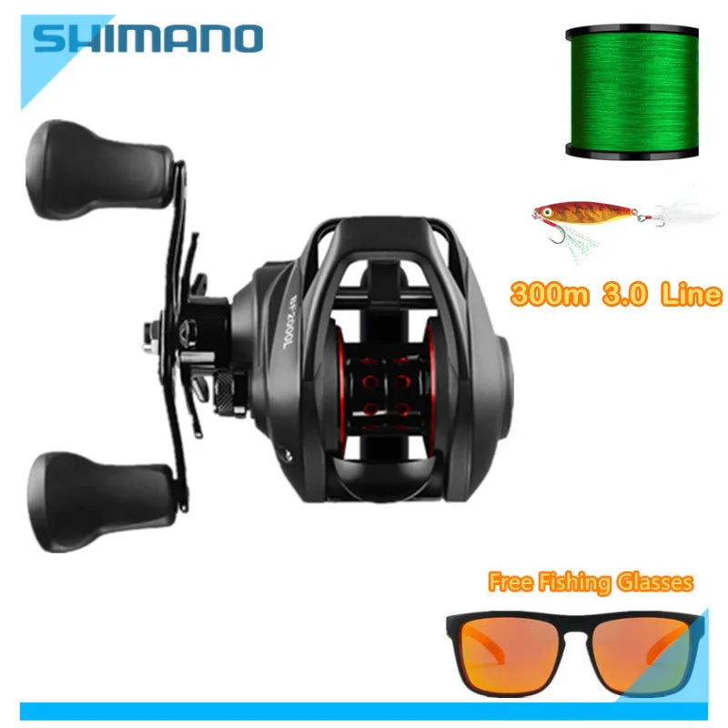 Metal Spool Brake High Speed Fishing Reel