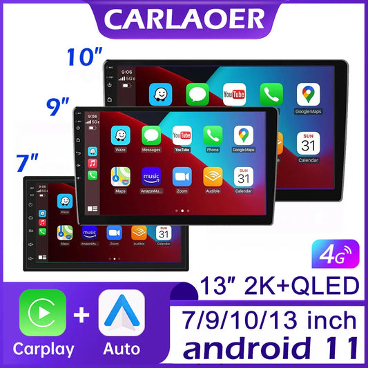 2D Android and 7 9 10 13 Inch Car Multimedia Video Player