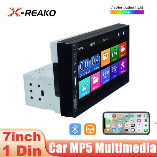 7 Inch Touch HD Capacitive Screen Car MP5 with Double USB Mirror Link