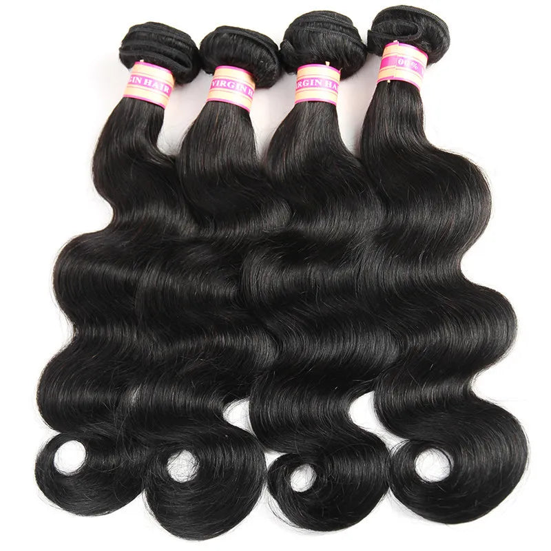 1/3/4 Pcs Human Hair Indian Body Wave Bundles