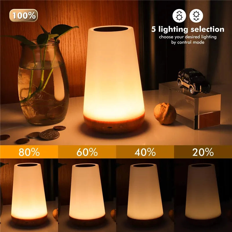 USB Rechargeable 13 Color Changing Night Light with Remote Control