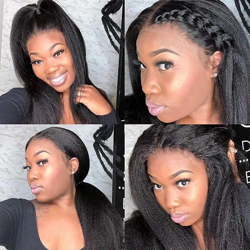 1/3/4 PCS Kinky Straight Human Hair Bundles