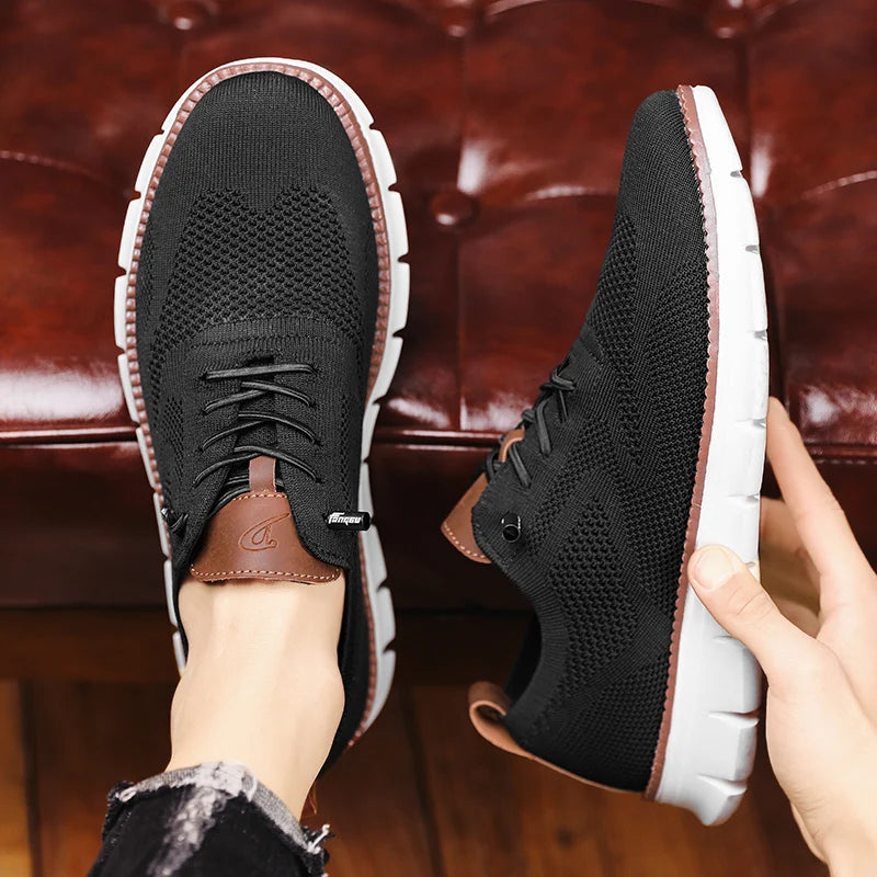 New Stylish Mens Casual Shoes Spring Flyknit Sneakers