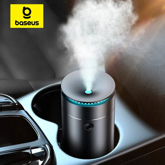 Baseus Car Diffuser Humidifier Auto Air Purifier Aromo Air Freshener with LED Light For Car Aroma Aromatherapy Diffuser