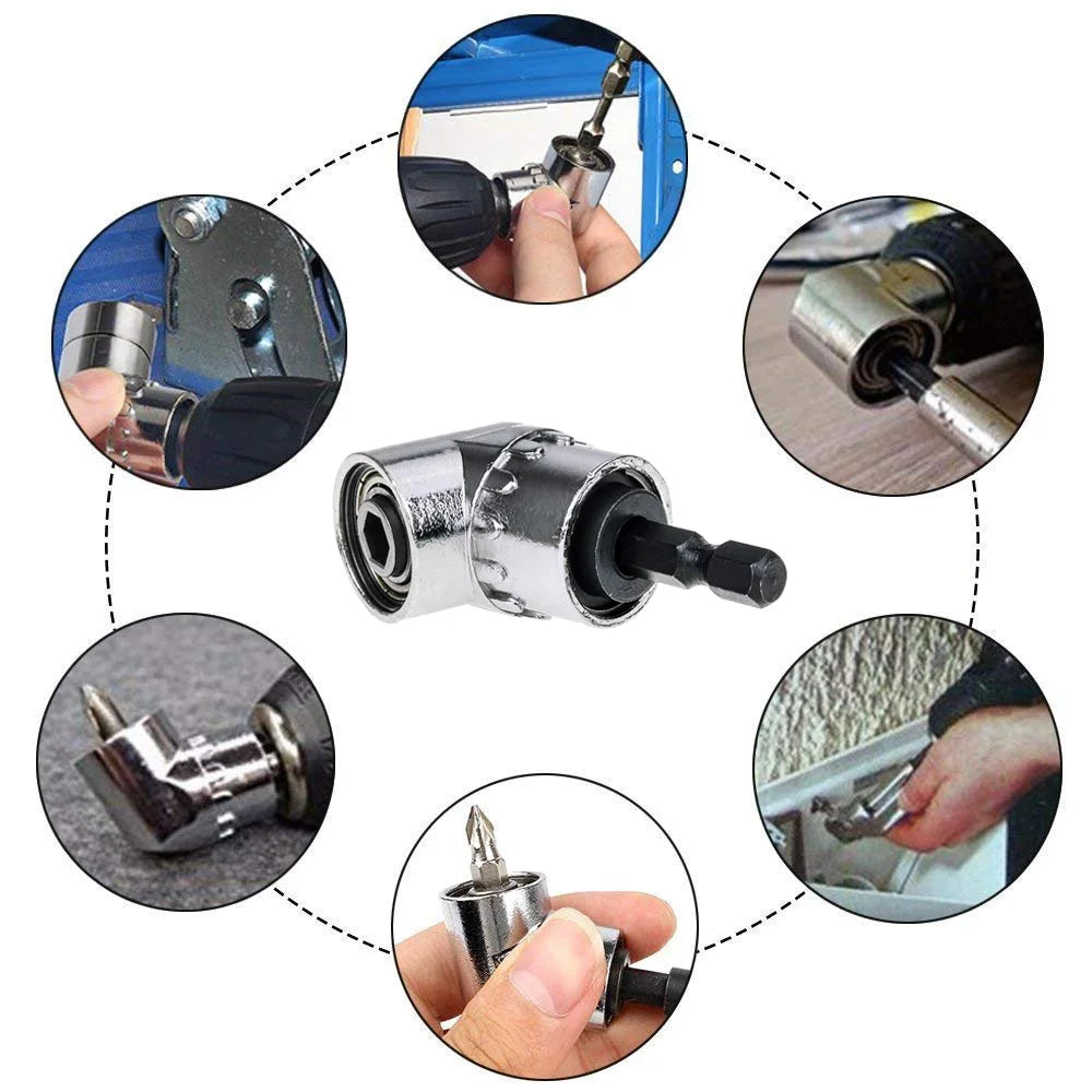 Adjustable 105 Degree Elbow Screwdriver Holder Set