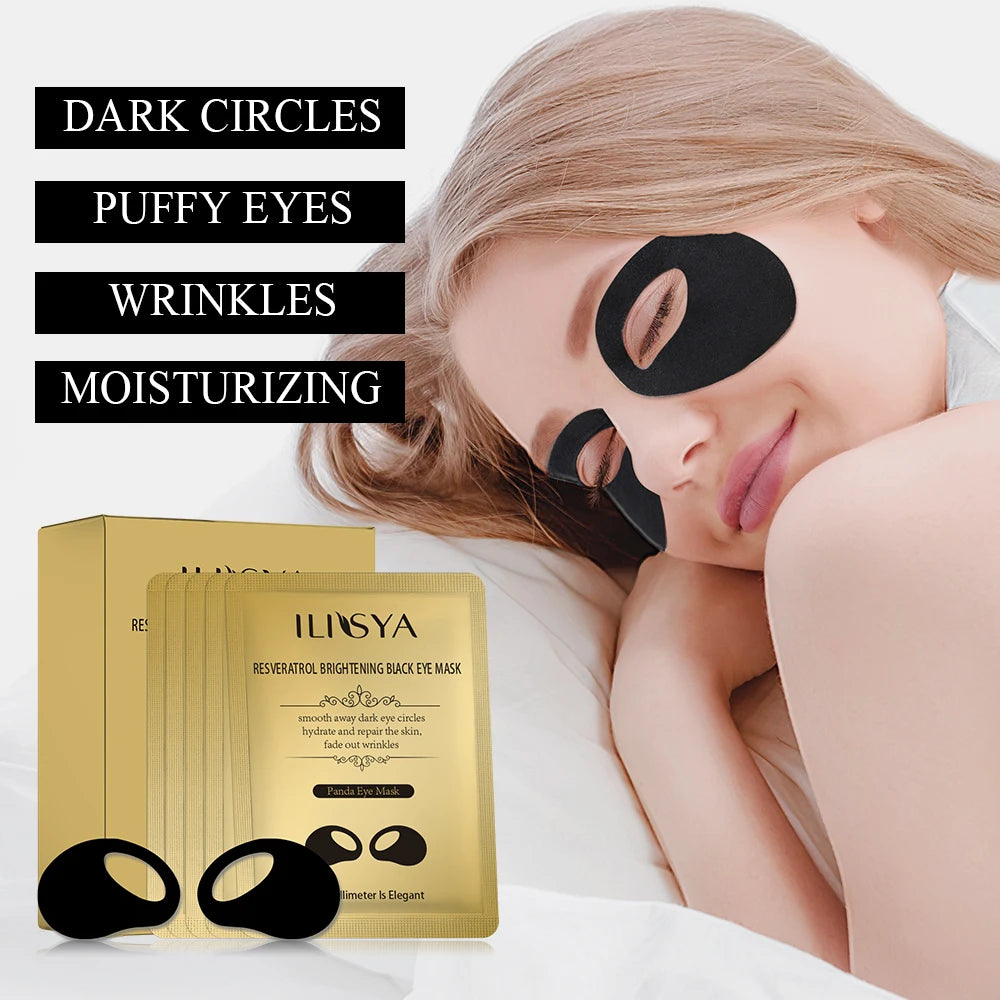 10 Pairs of Black Pearl Sleeping Eye Masks for Dark Circles