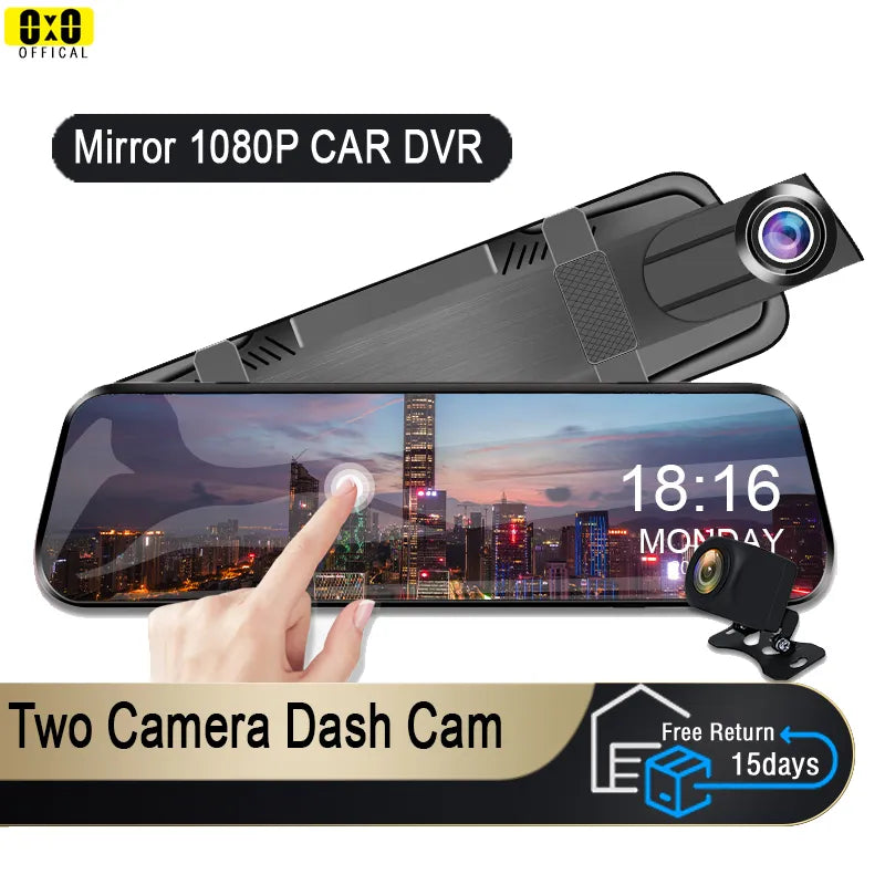 Touchscreen Mirror Camera for Cars