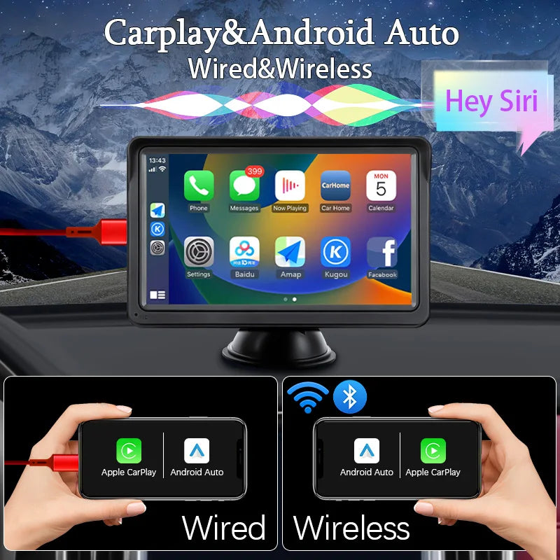 7inch Multimedia Auto Car Radio With Remote Control