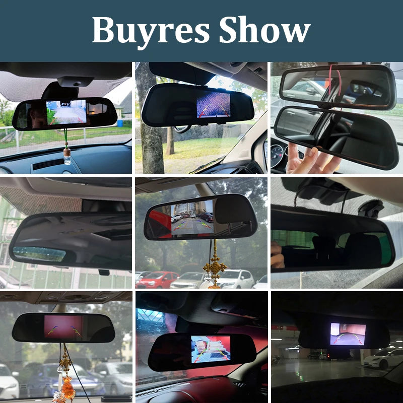 Car Rearview Mirror Monitor for Night Vision