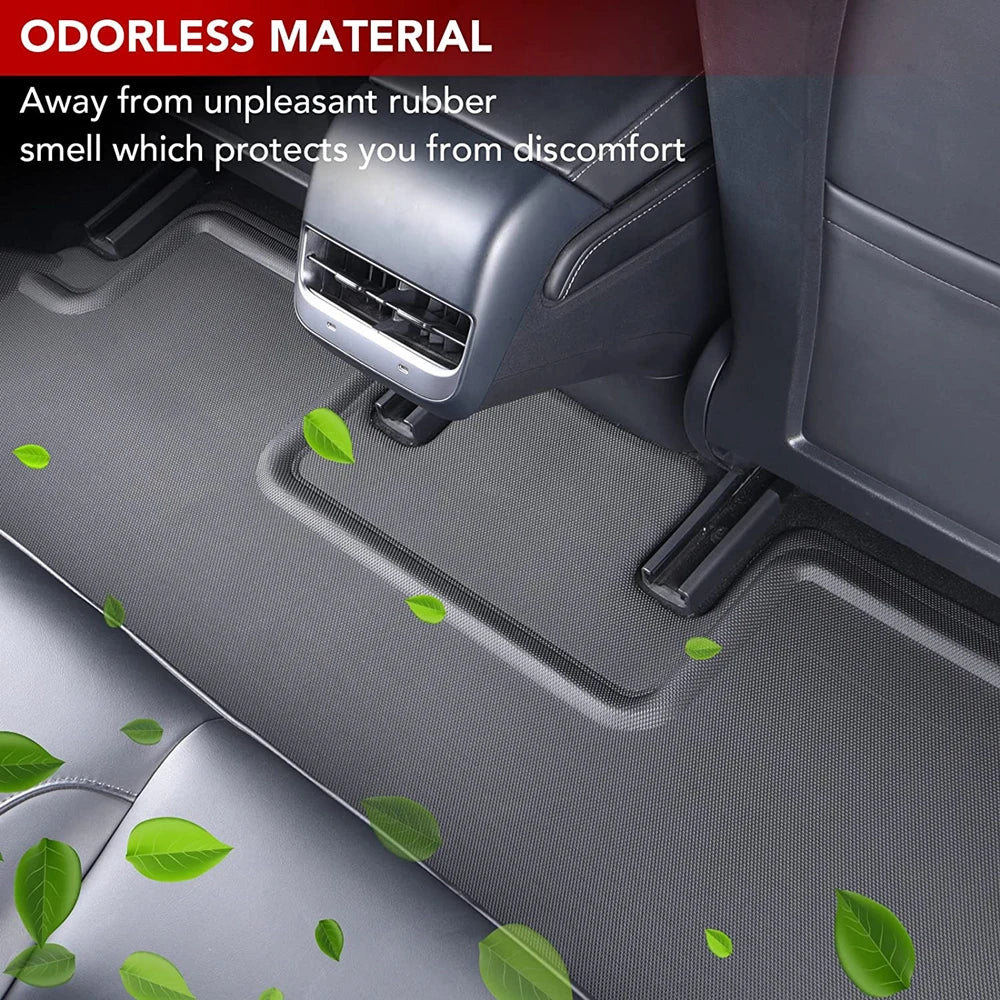 3D Floor Mats Foot Pad For Tesla Model Waterproof Non-Slip Carpet