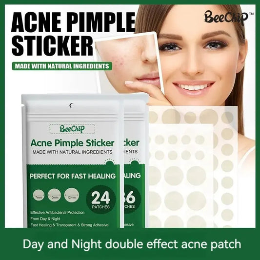 24/36pcs Hydrocolloid Acne Patch Blemish Stickers For Face And Skin Breathable Waterproof Gentle Non-Irritating Acne Stickers