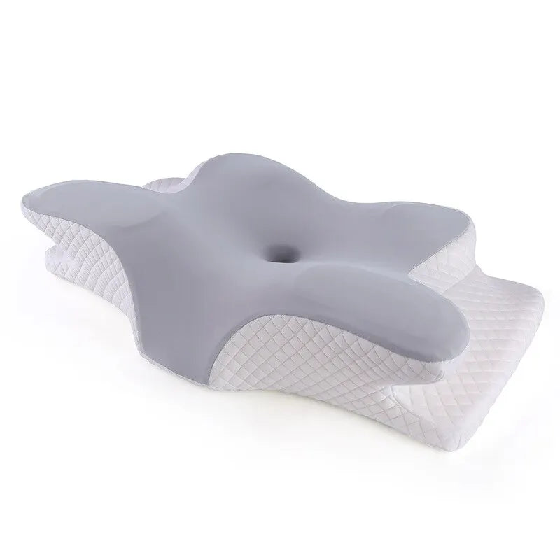 Memory Foam Pillows Butterfly Shaped Relaxing Cervical Slow Rebound Neck Pillow Pain Relief Sleeping Orthopedic Pillow Beding