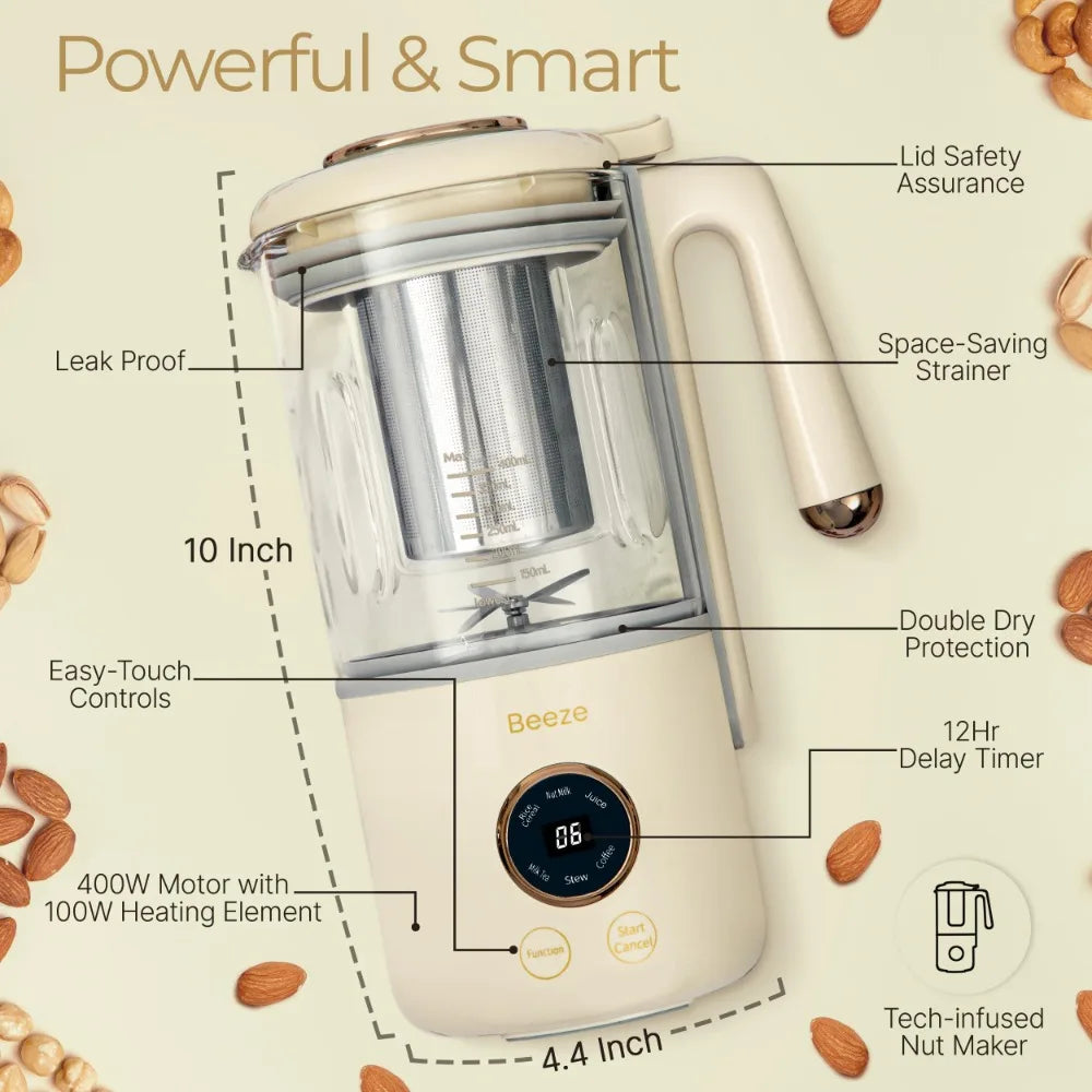 2023 New Automatic Nut Milk Maker, Soybean Milk Machine