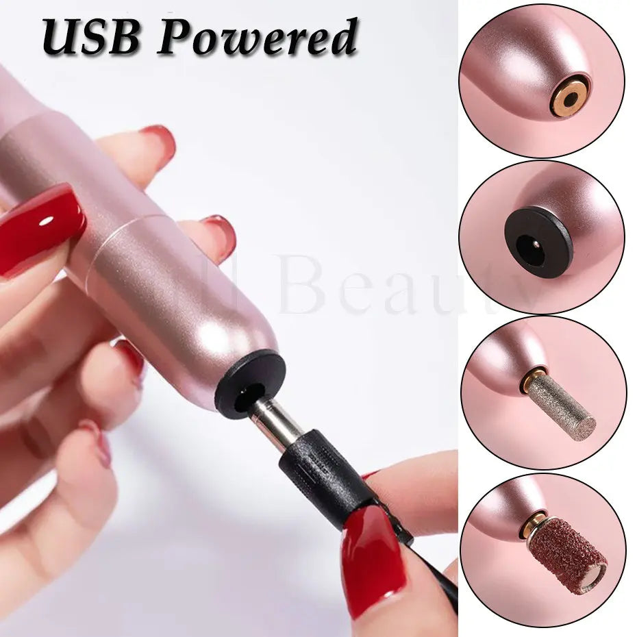 Professional Electric Nail Drill Machine Set