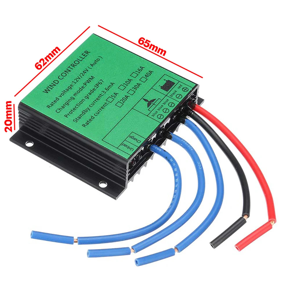 100w -1000W Waterproof PWM Wind Turbine Charge Controller