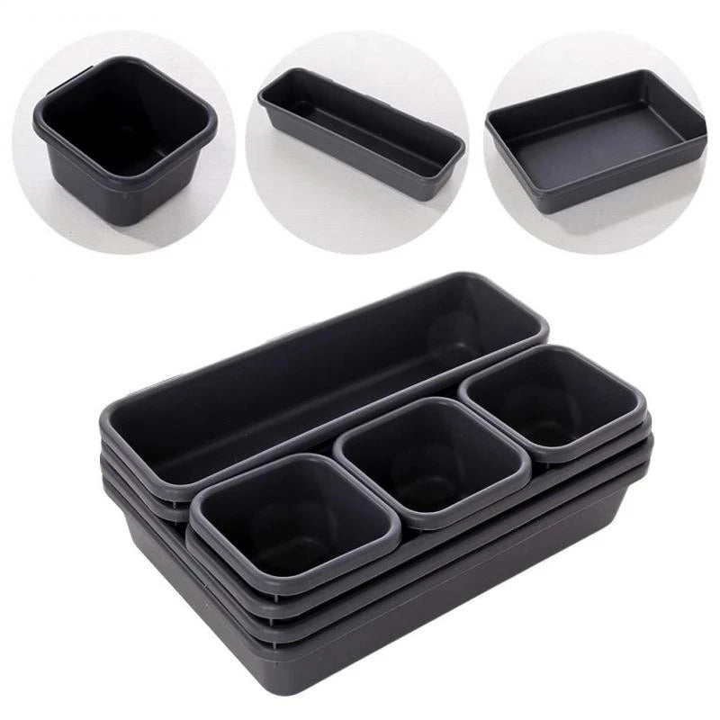 8pcs Household Drawer Organizers Trays