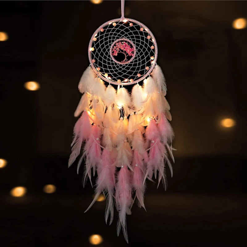 Gem Crystal Tree Of Life Dream Catcher