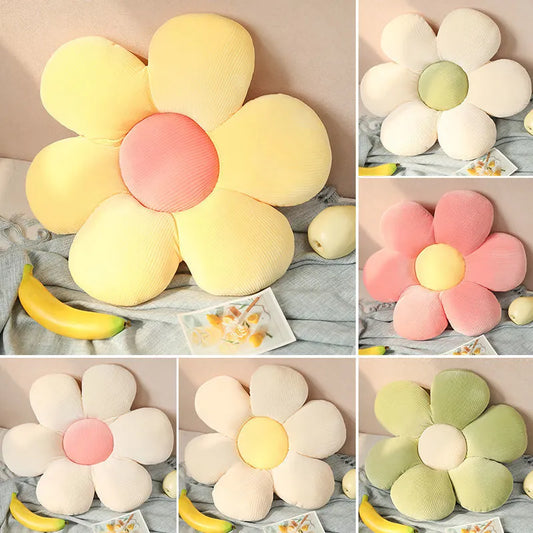 6 Styles Sunflower Pillows Small Daisy Cushions Petals Flowers Cute Birthday Gifts 40cm Home Decorations Bedroom Office Supplies