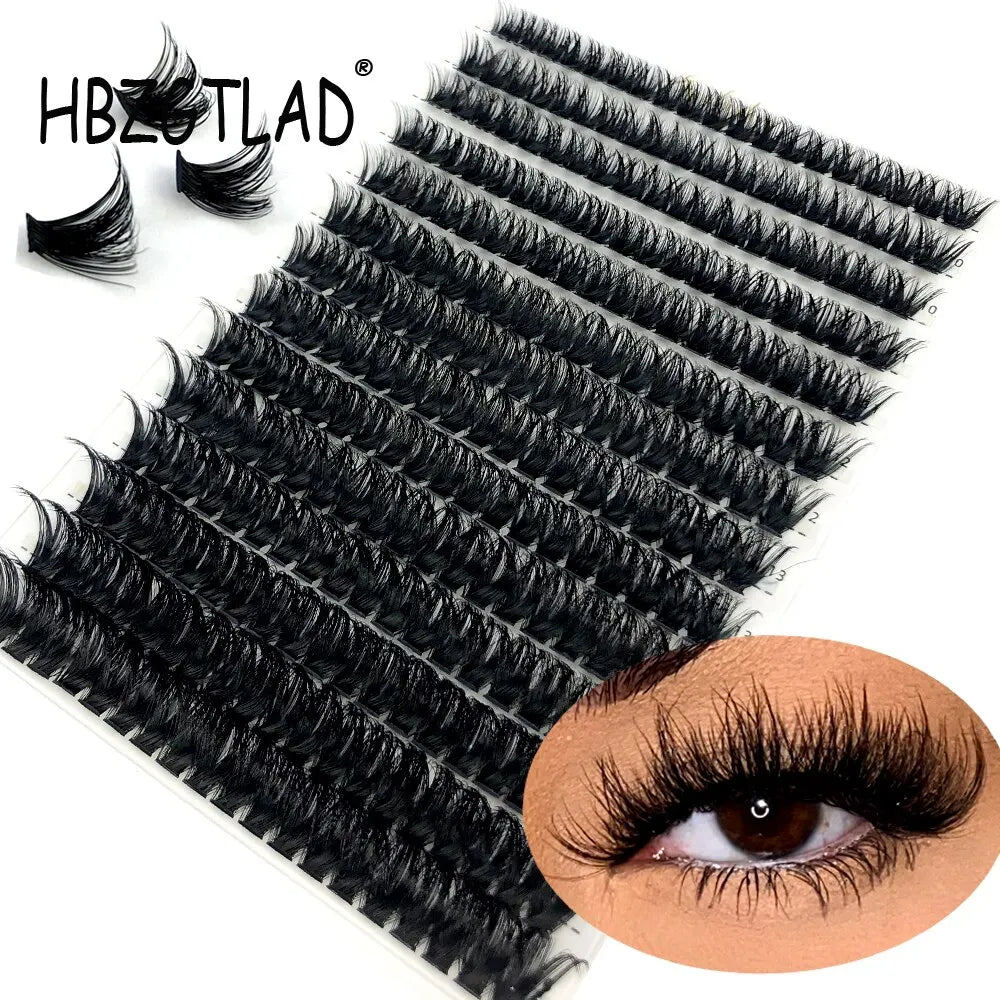 30D 40D 60D 80D Mixed Tray Individual Lashes 3D Russia Volume Eye Lashes Soft Natural Lashes Mink Lash Cluster False Eyelashes