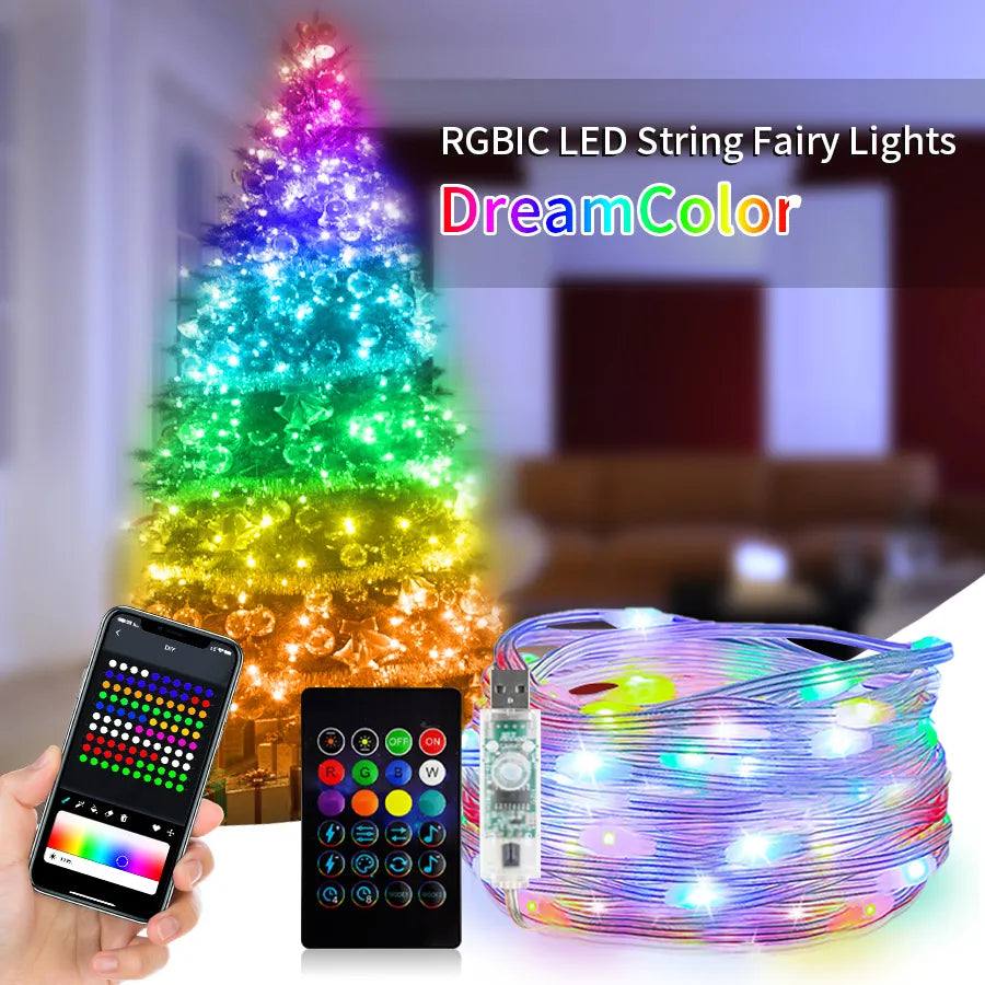 Bluetooth LED String Fairy Lights