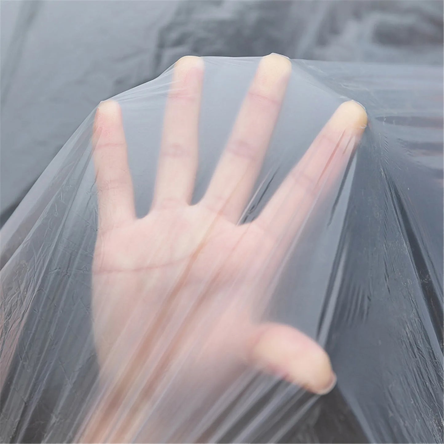 Universal Clear Car Cover with Elastic Band