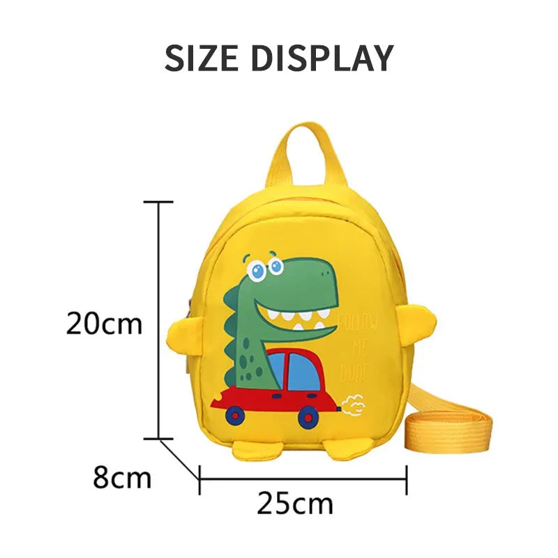 1 PCS Kids Cartoon Mini Dinosaur Backpack Anti Lost Bag Kindergarten School Bag Backpack