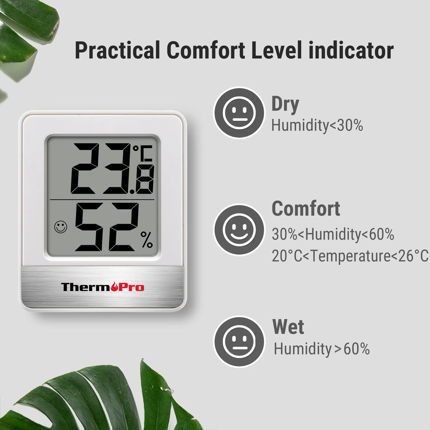 Mini Digital Indoor Room Thermometer/Hygrometer