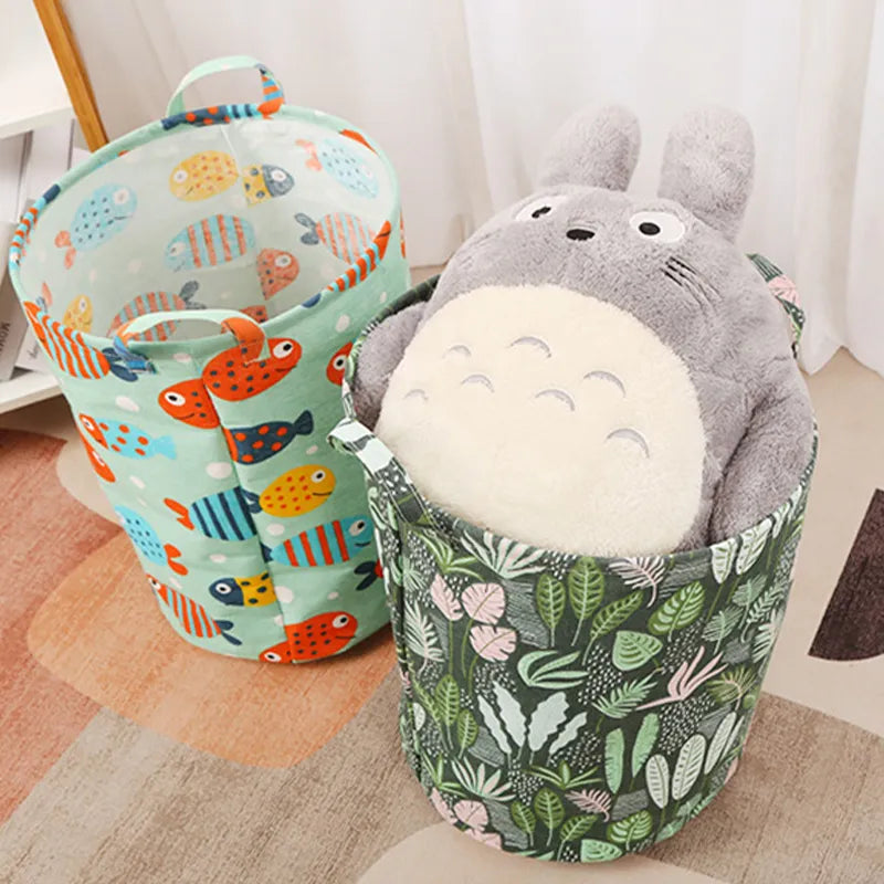 New Print Foldable Laundry Basket Organizer