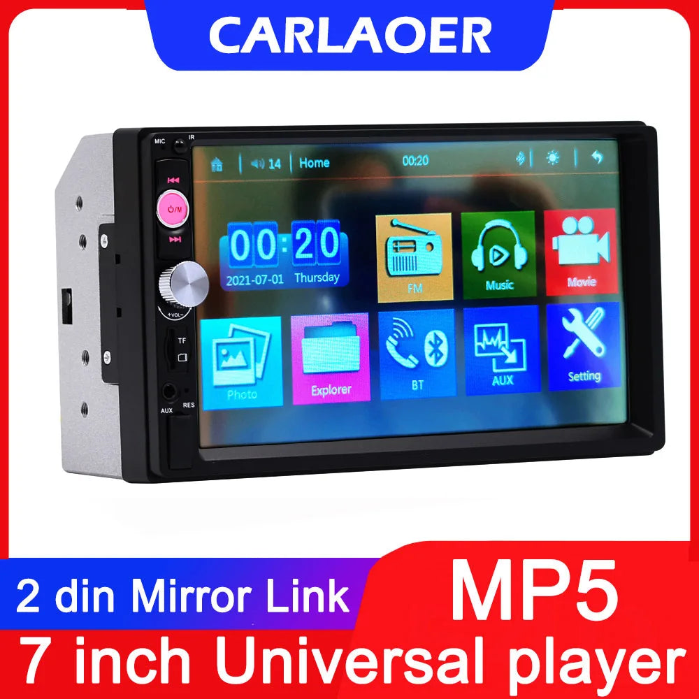 Bluetooth USB   7" Touch Screen HD Car Radio