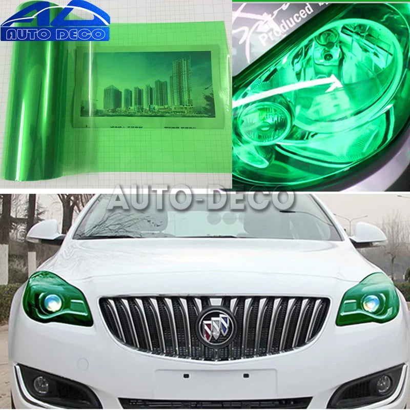 13 Colors 30*200cm Gloss Light Wrap Headlight Film Sheet