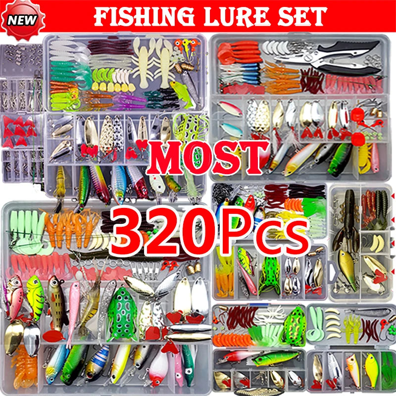 Fishing Lure Kit with Box