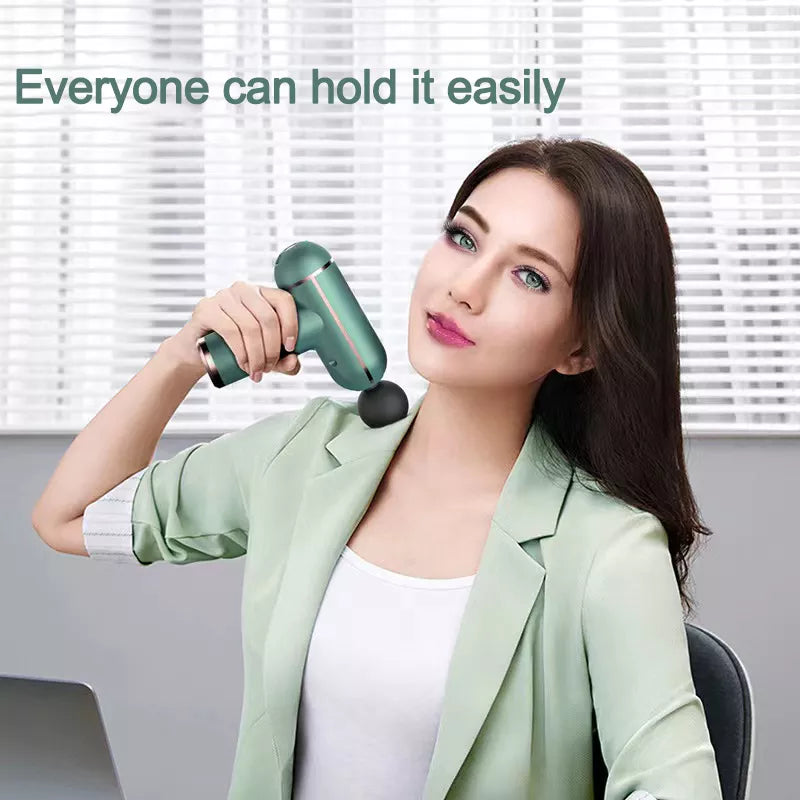 Portable LCD Display Massage Gun for Muscle Relaxation and Pain Relief