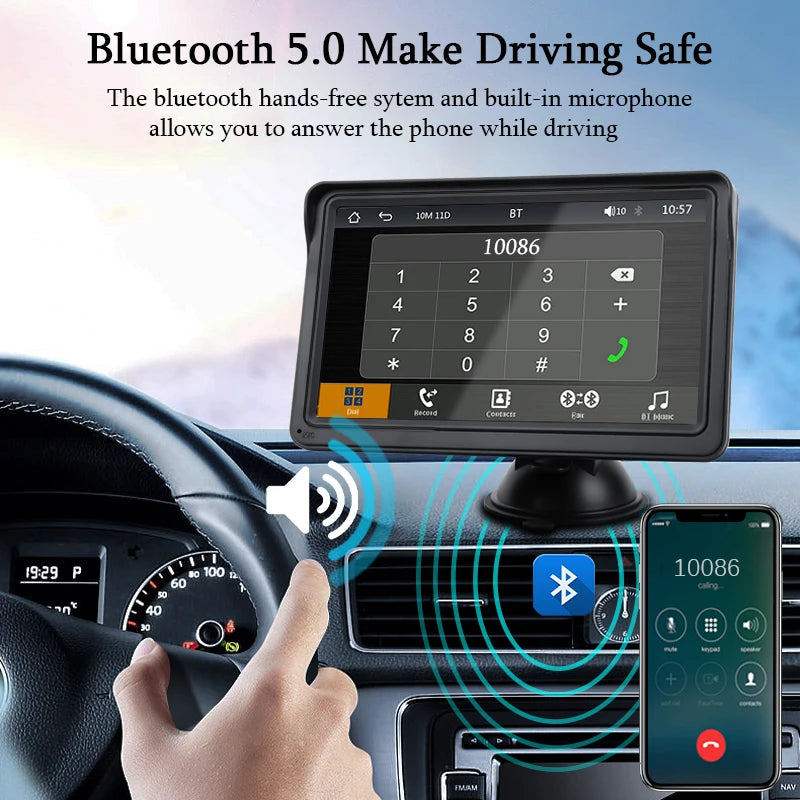 7inch Multimedia Auto Car Radio With Remote Control