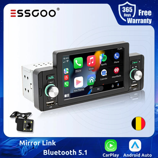 5 inch Bluetooth Mirror Link Car Radio Multimedia Player