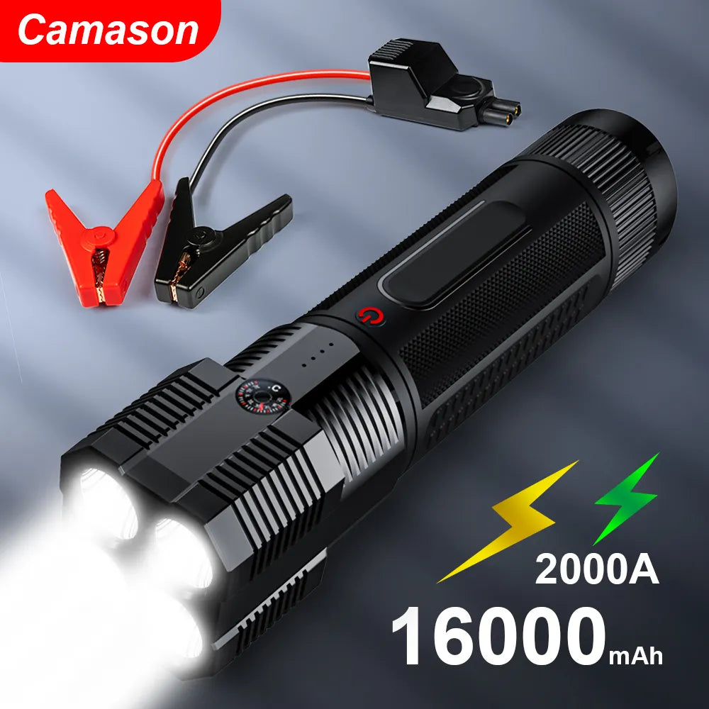 Car Jump Starter with flashlight