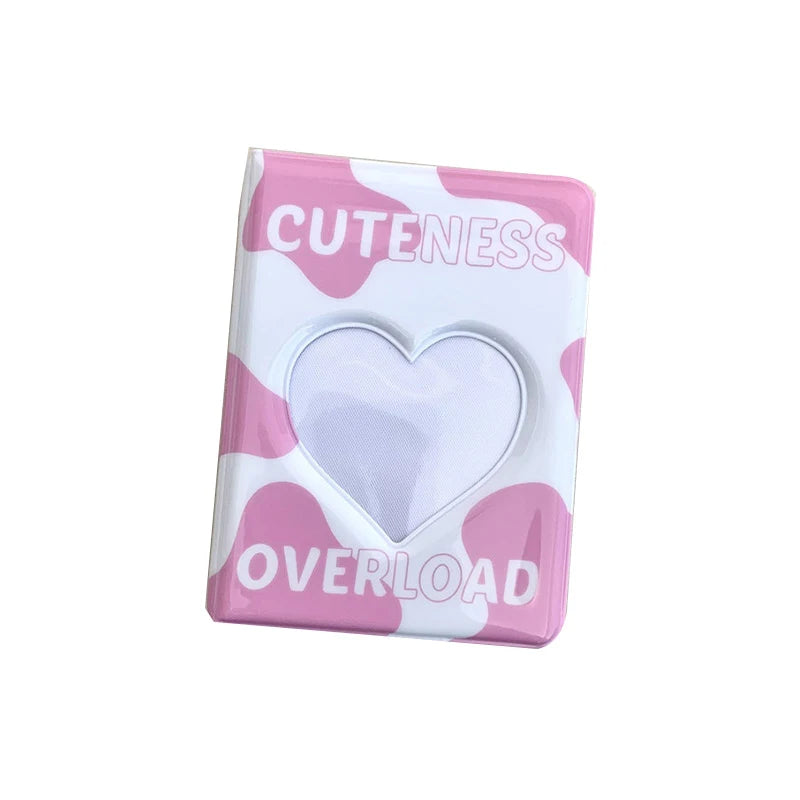 3 Inch 40 Pockets Love Heart Photocard Holder