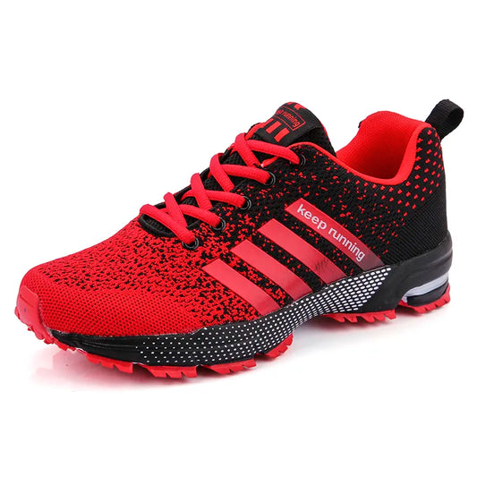 New 2023 Men Running Shoes Breathable Outdoor Sports Shoes Lightweight Sneakers for Women Comfortable Athletic Training Footwear