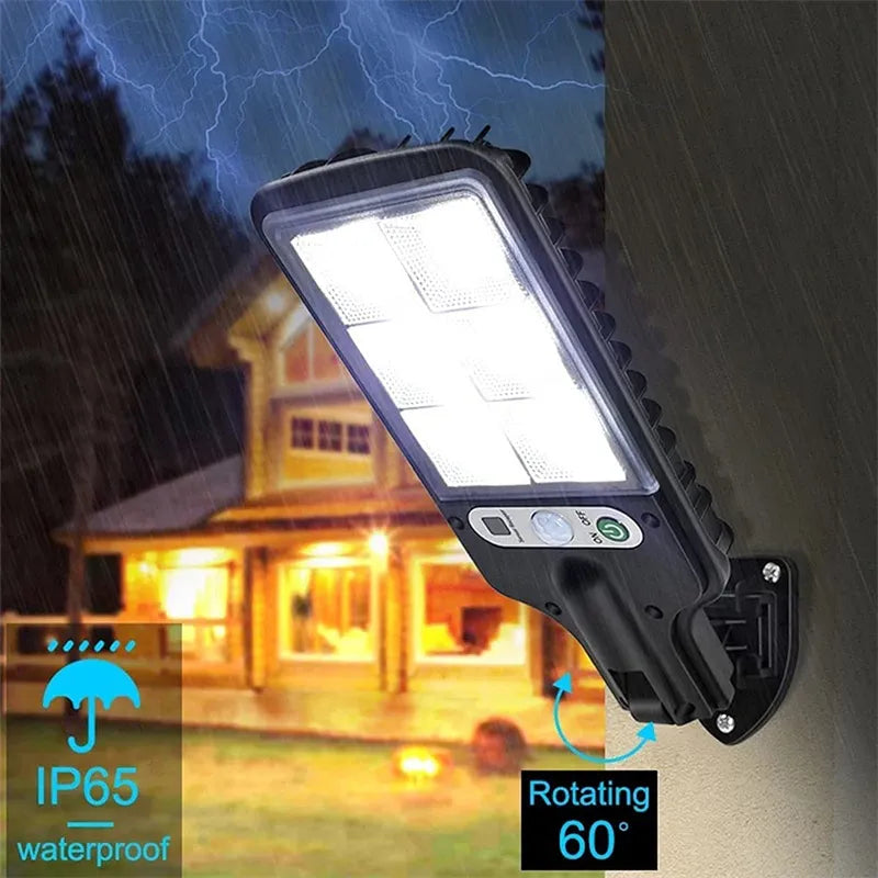 Motion Sensor and 3 Lighting Mode Solar Powered Lights