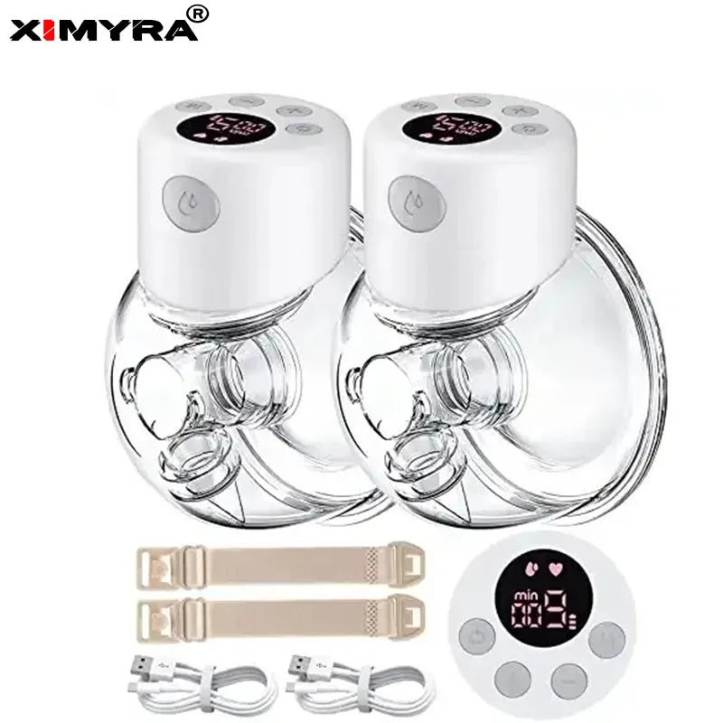 XIMYRA S12 Hands Free Electric Breast Pumps Mother Milk Extractor Portable Breast Pump Wearable Wireless Breastpump