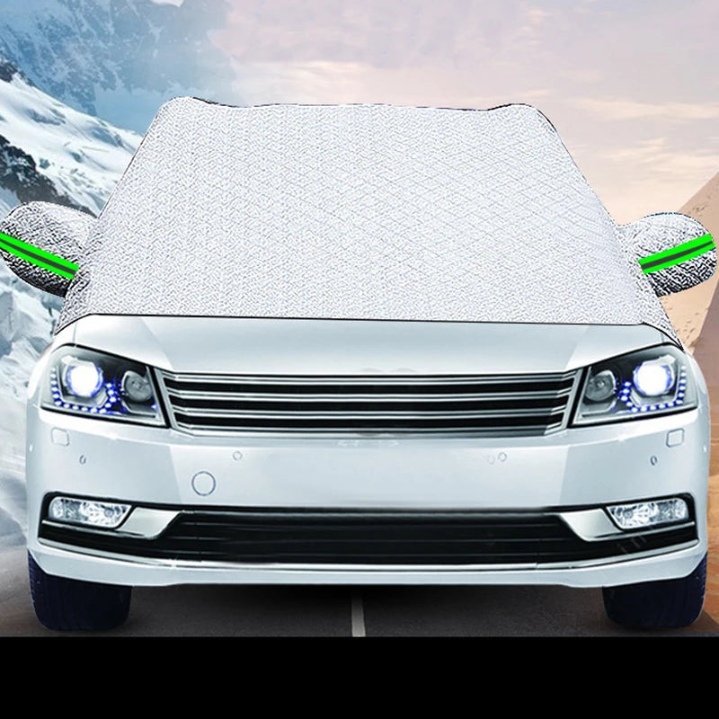 Car Front Snow Frost Cover