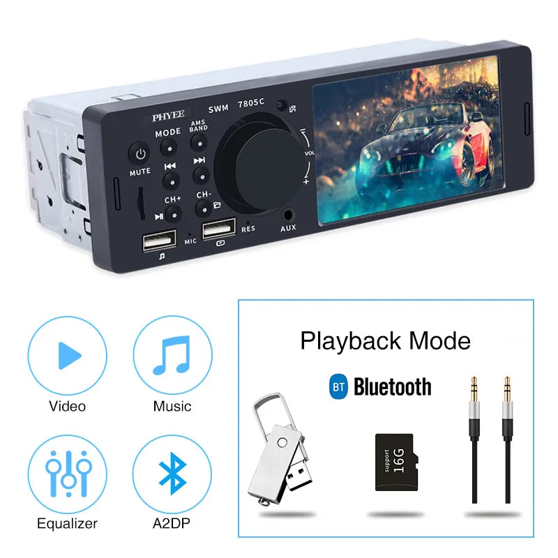 Bluetooth Touch Screen Car Radio