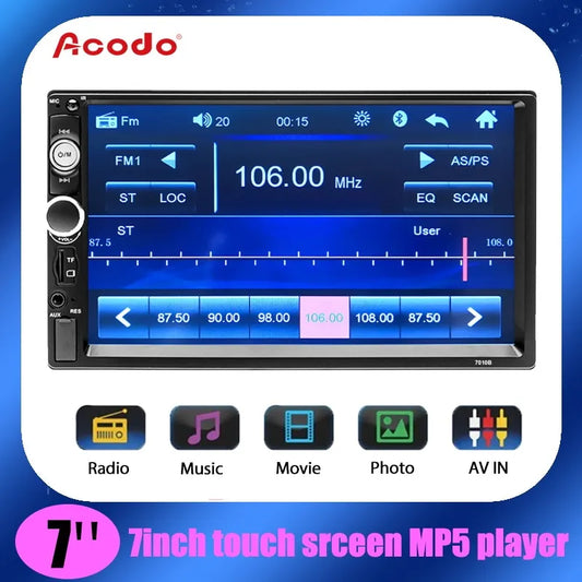 7inch Bluetooth USB Car Radio