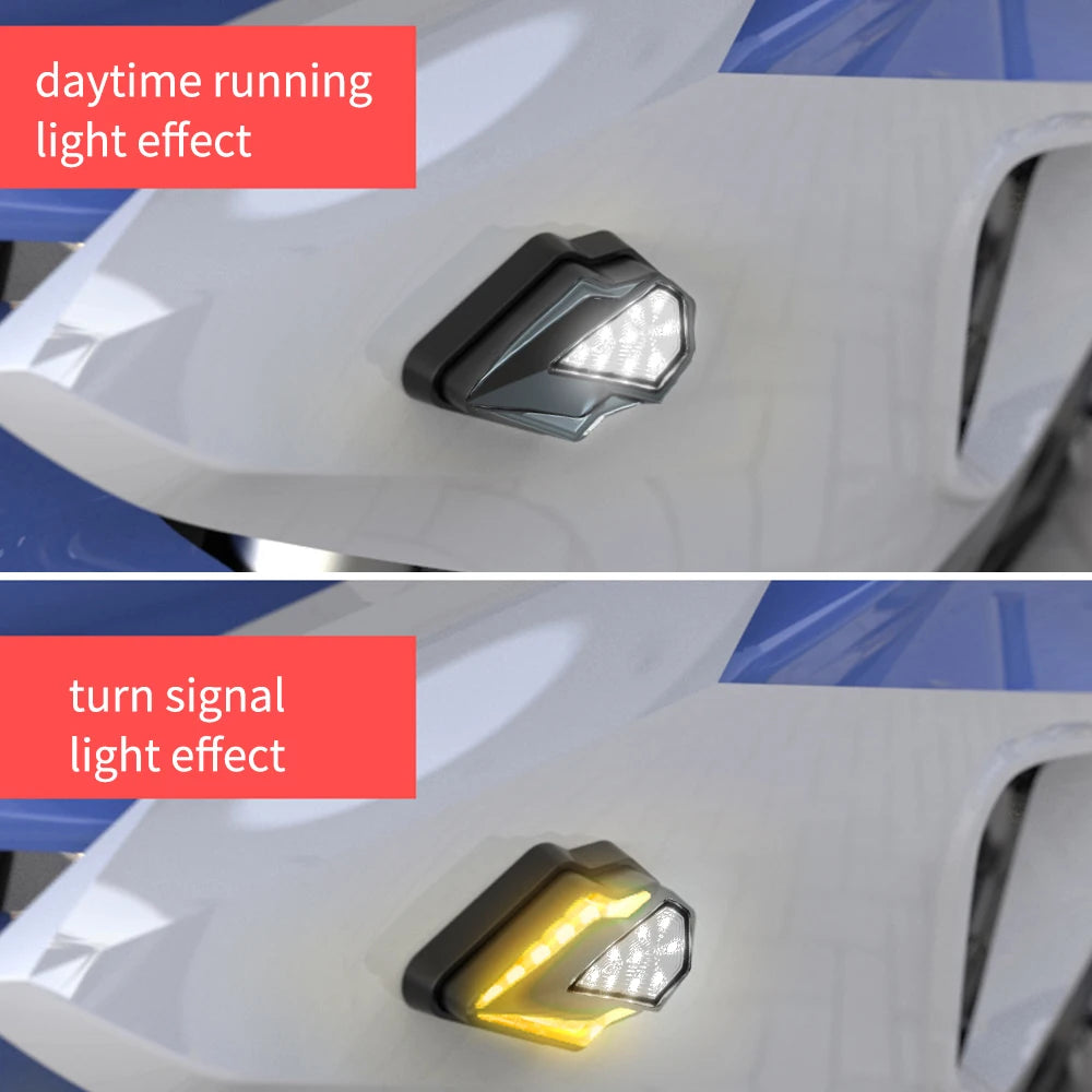 2pcs Universal LED Motorcycle Turn Signal Lights